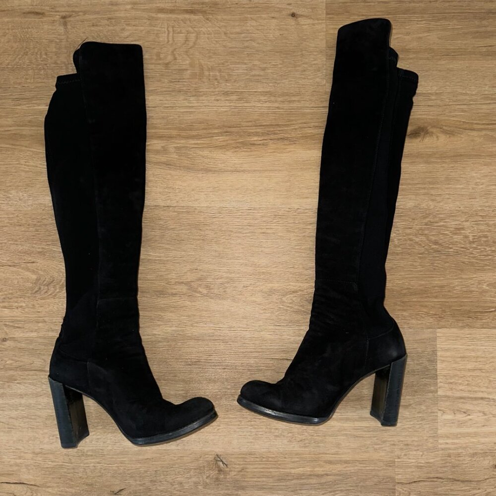 Stuart Weitzman Heeled Suede Boots
